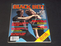 1987 OCTOBER BLACK BELT MAGAZINE - NUNCHUCKS FRONT COVER - E 7766