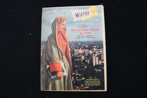 1952 DECEMBER 28 SUNDAY MIRROR MAGAZINE - CICILY CARTER COVER - E 26272