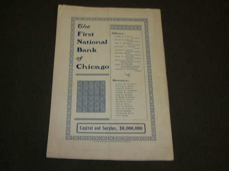 1901 JULY 13 ROYAL LEAGUE PICNIC - SANTE FE PARK PROGRAM - J 3536