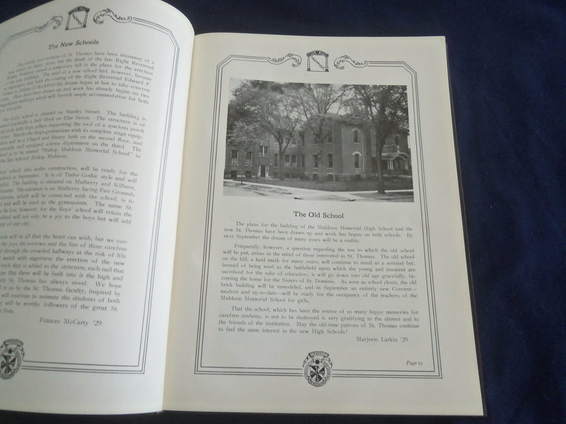1929 THE THOMIST ST. THOMAS HIGH SCHOOL YEARBOOK - ROCKFORD, ILLINOIS - YB 2627