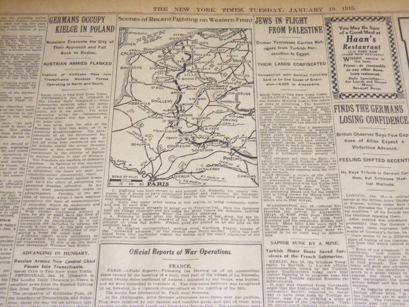1915 JAN 19 NEW YORK TIMES - $1,000,000 FIRE LOSS IN ROEBLING'S PLANT - NT 7836