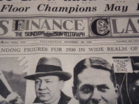 1930 DECEMBER 28 PITTSBURGH TELEGRAPH - OUTSTANDING SPORTS FIGURES - NT 9577