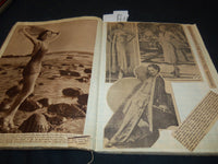 1930'S HOLLYWOOD STARS SCRAPBOOK - COOPER - GARBO - GREAT PHOTOS - 23A