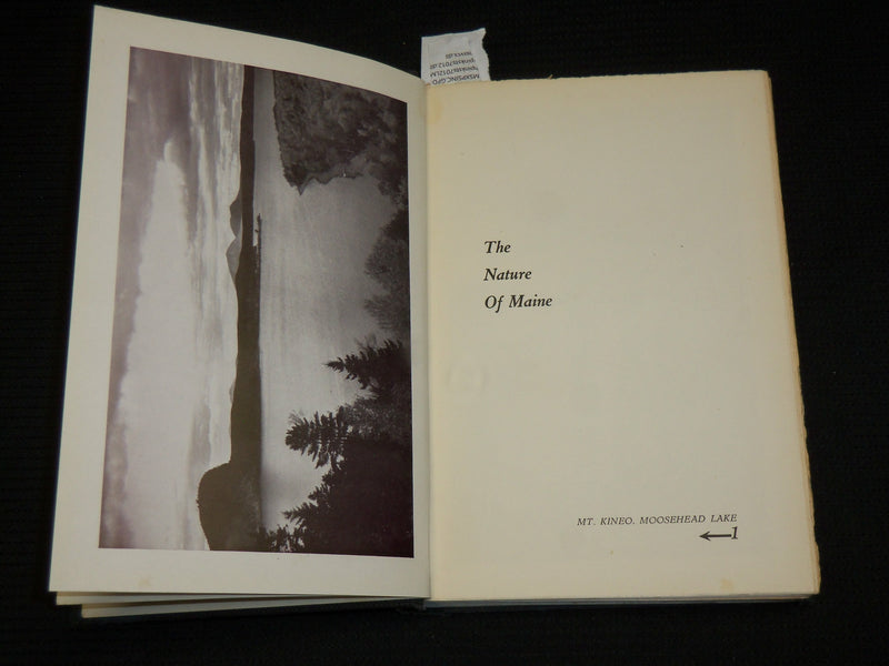 1944 THE NATURE OF MAINE HARDCOVER BOOK SIGNED BY MARION BROADSHAW - KD 7372
