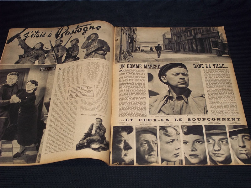 1950 MARCH 27 CINEMONDE MAGAZINE - DESAILLY DERRIEN & CHANTAL COVER - E 24833