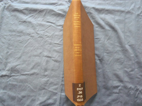 1933 BIBLIOGRAPHY OF LIBERATOR SIMON BOLIVAR HARDCOVER BOOK ENG/SP - KD 9358