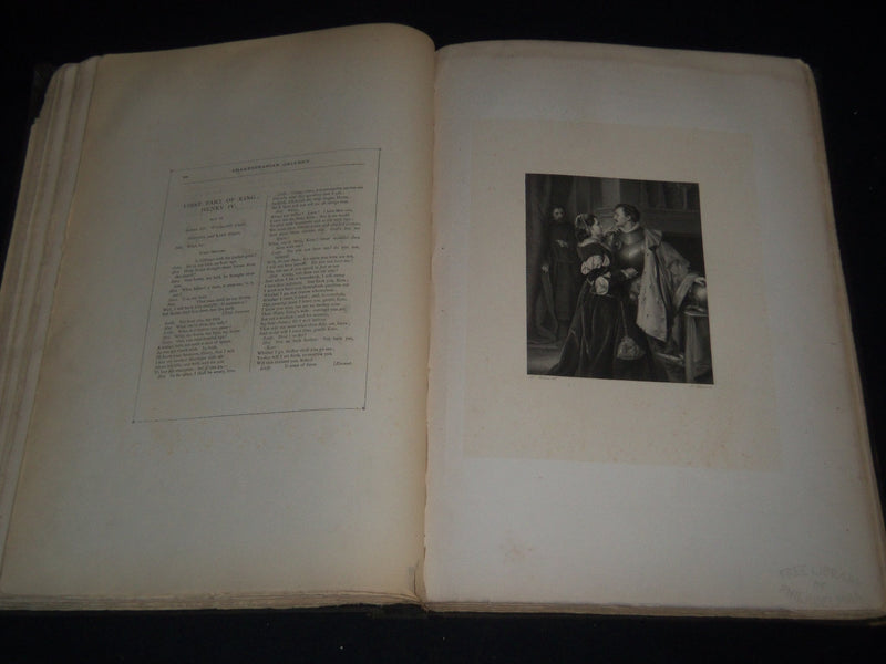 1876 SHAKESPEARE SCENES AND CHARACTERS SEIRES OF ILLUSTRATIONS VOLUME - Z 35