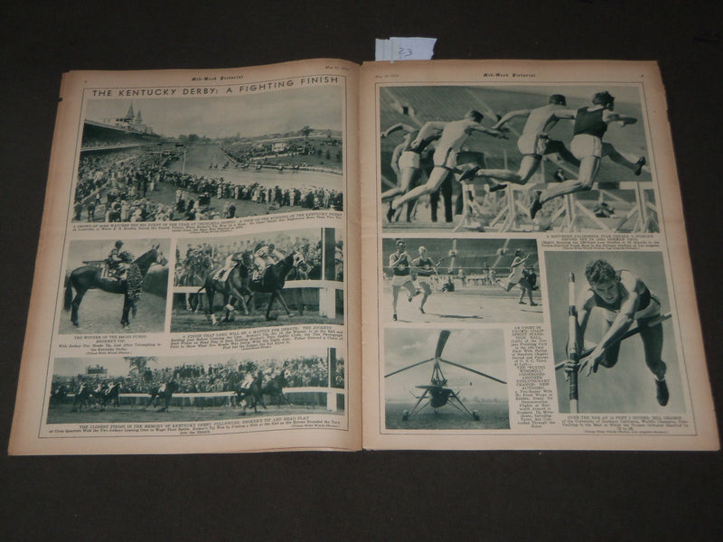 1933 MAY 20 MID-WEEK PICTORIAL MAGAZINE SECTION - FRANKLIN D. ROOSEVELT - J 3201
