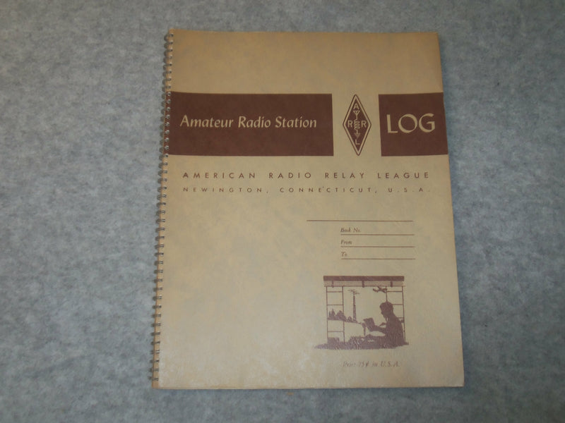 1972 AMATEUR RADIO STATION LOG - AMERICAN RADIO RELAY LEAGUE - J 6296