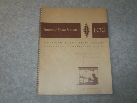 1972 AMATEUR RADIO STATION LOG - AMERICAN RADIO RELAY LEAGUE - J 6296