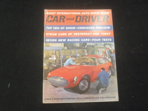 1962 MAY CAR AND DRIVER MAGAZINE - KELLY-CORVETTE - J 7822