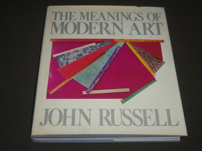 1981 THE MEANINGS OF MODERN ART BOOK BY JOHN RUSSELL - NICE PRINTS - KD 3972