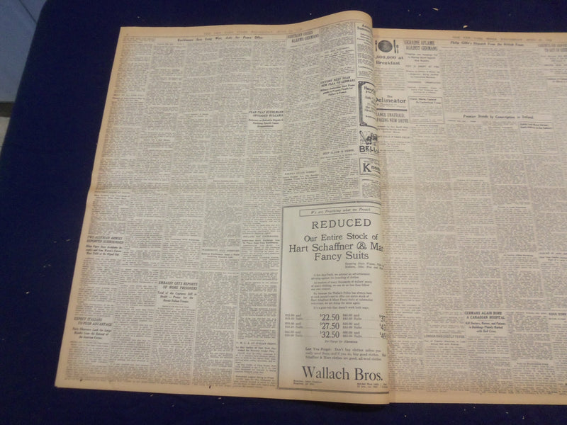 1918 JUNE 26 NEW YORK TIMES - KUEHLMANN WANTS ALLIED PEACE OFFER - NT 9094