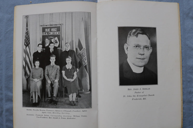 1937 CATHOLIC STUDENTS MISSION CONVENTION PROGRAM - AUTOGRAPHS - K 3119