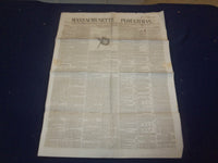 1846 APRIL 11 MASSACHUSETTS PLOUGHMAN NEWSPAPER- BOSTON PINE STRAWBERRY- NP 5122