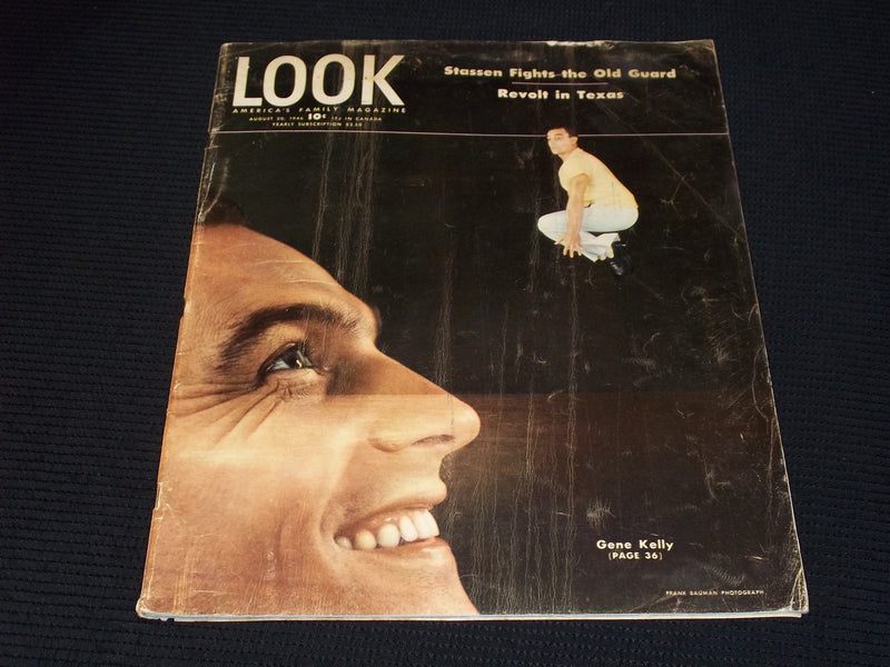 1946 AUGUST 20 LOOK MAGAZINE - GENE KELLY FRONT COVER - E 20317