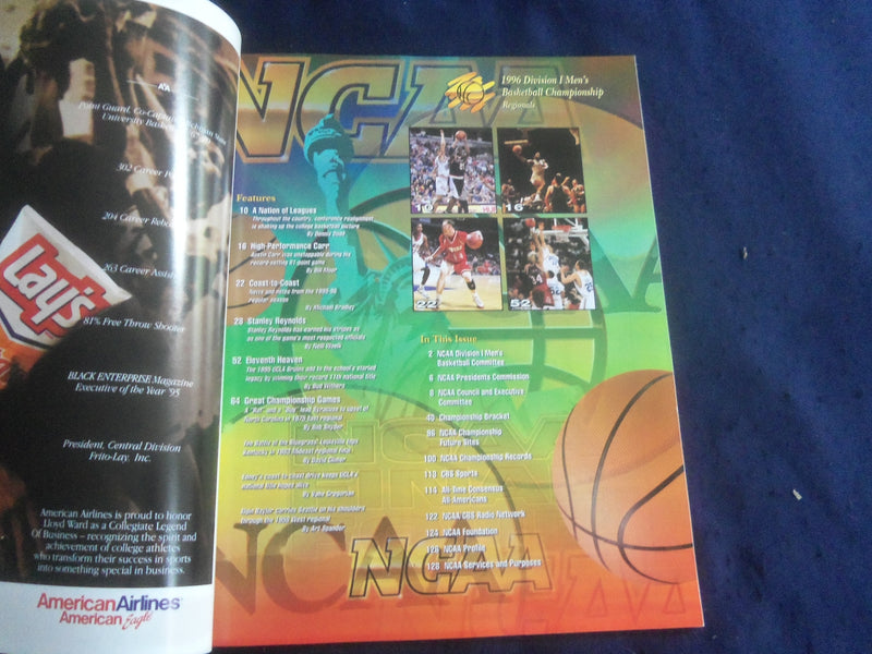 1996 NCAA BASKETBALL CHAMPIONSHIP MAGAZINE - DIVISION I TOURNAMENT - B 4164T