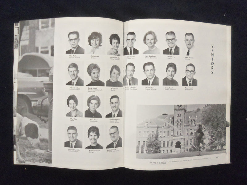 1963 THE SENTINAL MONTANA STATE UNIVERSITY YEARBOOK -MISSOULA, MONTANA - YB 3296