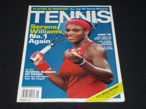 2008 NOVEMBER TENNIS MAGAZINE - SERENA WILLIAMS FRONT COVER - E 2286