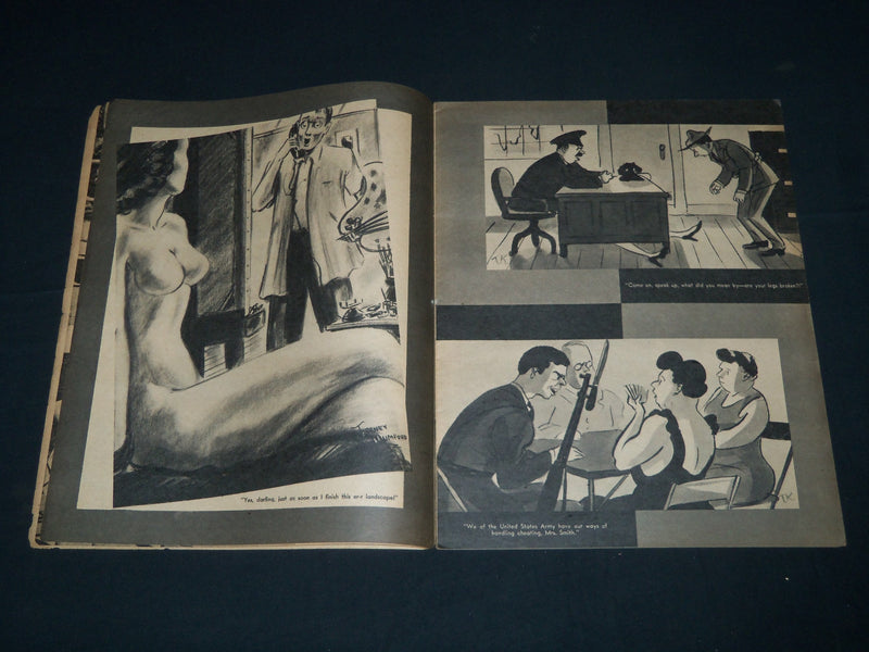 1941 JULY DASH HUMOR MAGAZINE VOLUME 1 NO. 2 - LUCIA CARROLL COVER - B 6457