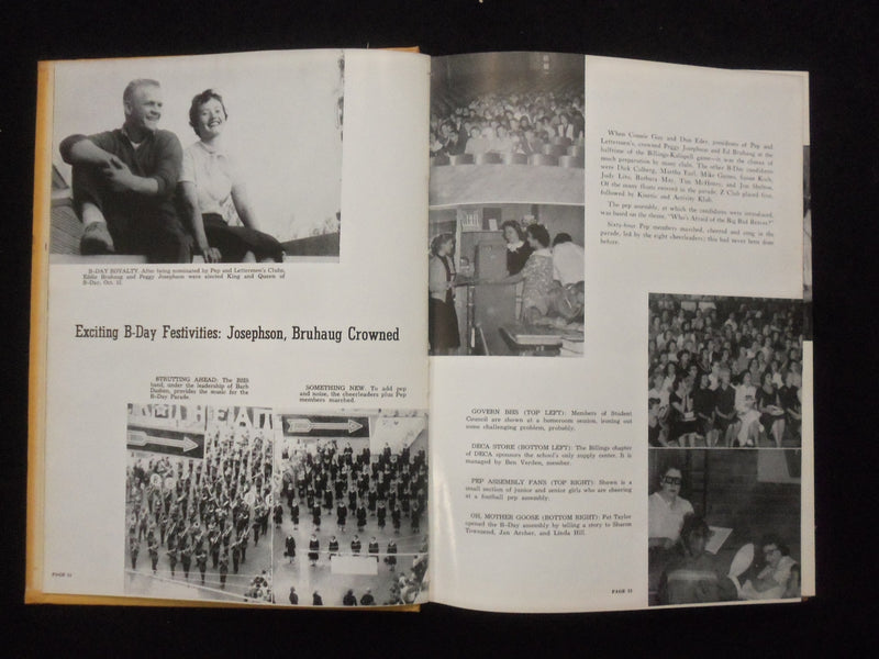 1959 THE KYOTE BILLINGS SENIOR HIGH SCHOOL YEARBOOK - BILLINGS, MONTANA- YB 3339