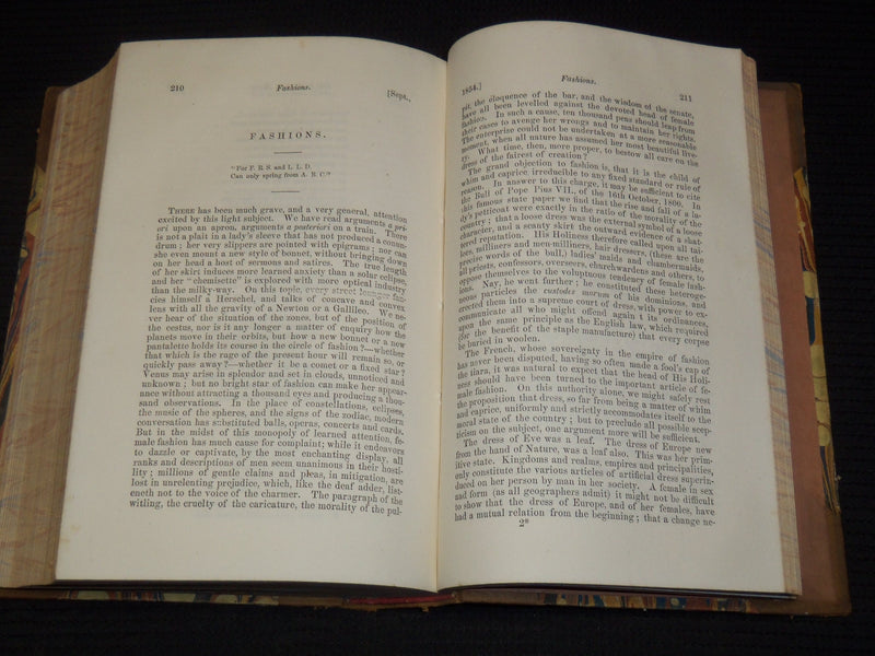 1853-1854 THE UNITED STATES REVIEW BOUND VOLUME NO. 2 - NEW YORK - KD 9524