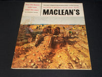 1957 OCTOBER 12 MACLEAN'S MAGAZINE - FARMING FRONT COVER - E 5705