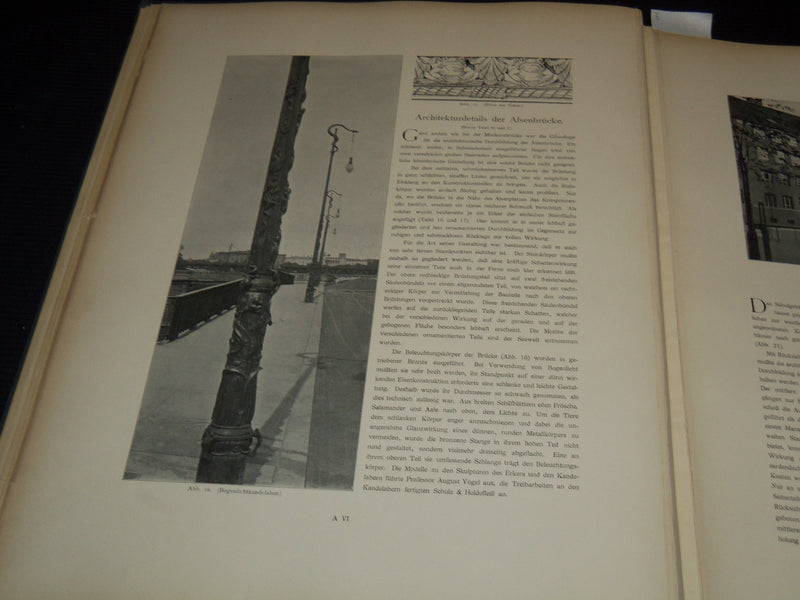 1902-1903 NEUBAUTEN STADT BERLIN 2 PLATE VOLUMES BY LUDWIG HOFFMANN - #24