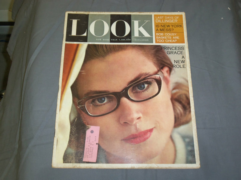 1963 FEBRUARY 12 LOOK MAGAZINE - PRINCESS GRACE: A NEW ROLE - LK 21