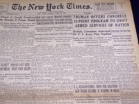 1946 JUNE 16 NEW YORK TIMES - TRUMAN OFFERS CONGRESS 12 POINT PROGRAM - NT 2250