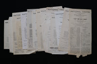 1934 NATIONAL THEATRE PROGRAMS - LOT OF 14 - K 2831