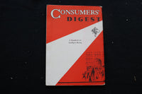 1938 JULY CONSUMERS' DIGEST MAGAZINE - AUTOMOBILES OF 1938 COVER - K 390