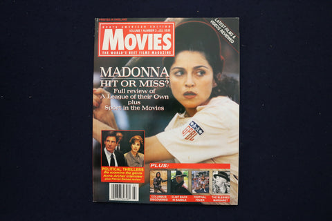 1992 SEPTEMBER MOVIES MAGAZINE - MADONNA COVER - E 18828
