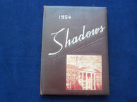 1954 SHADOWS HENRY B. WHITEHORNE HIGH SCHOOL YEARBOOK - VERONA, NJ - YB 3018