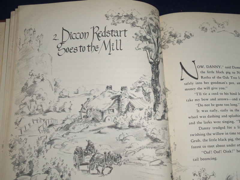 1948 ROBIN HOOD'S ARROW BOOK BY EUGENIA STONE - ILLUSTRATIONS BY BUSONI- KD 2260