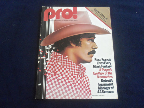 1977 DECEMBER 18 PRO MAGAZINE - NY GIANTS VS. CHICAGO BEARS - SP 4714W