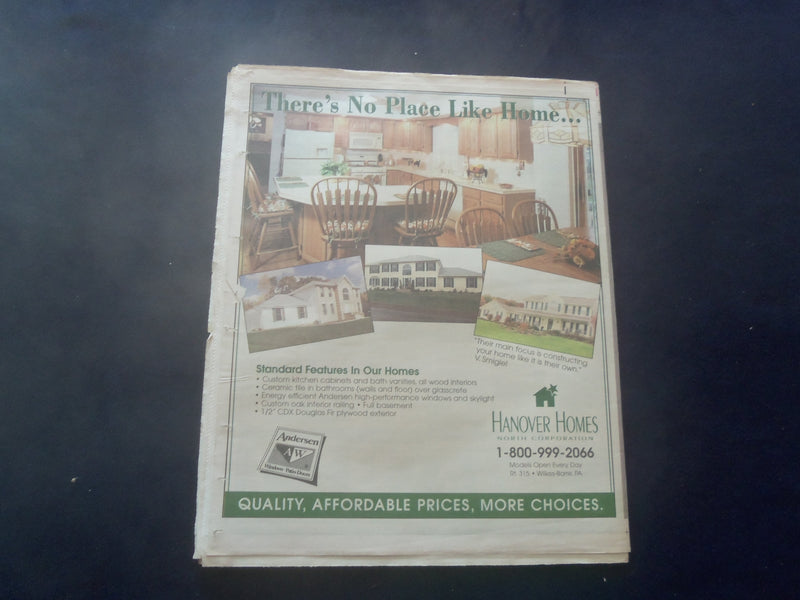 1999 JANUARY 20-26 HOMES & PROPERTIES MAGAZINE - WILKES-BARRE, PA - NP 6196