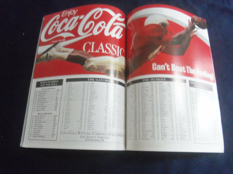 1989 DEC 30 FREEDOM BOWL PROGRAM - UNIV FLORIDA VS UNIV WASHINGTON - ST 4027M