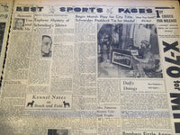 1941 AUGUST 6 CLEVELAND NEWS NEWSPAPER - RUSSIAN LOSSES TOTAL 4 MILLION- NT 7401