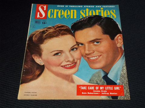 1951 JULY SCREEN STORIES MAGAZINE - JEANNE CRAIN JEFFREY HUNTER - E 14463