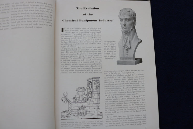 1936 EQUIPMENT'S CONTRIBUTION TO CHEMICAL PROGRESS SOFTCOVER BOOK - K 1519