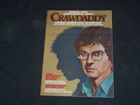 1976 MARCH CRAWDADDY MAGAZINE - ROBBIE ROBERTSON COVER - CW 1005