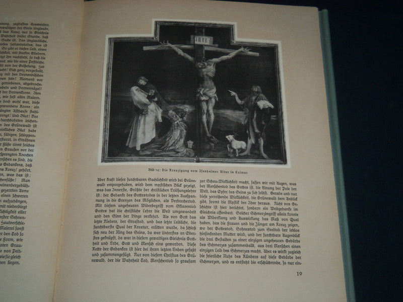 1921 MATTHIAS GRUNEWALD DER MALER DES ISENHEIMER BOOK - GERMAN - KD 935