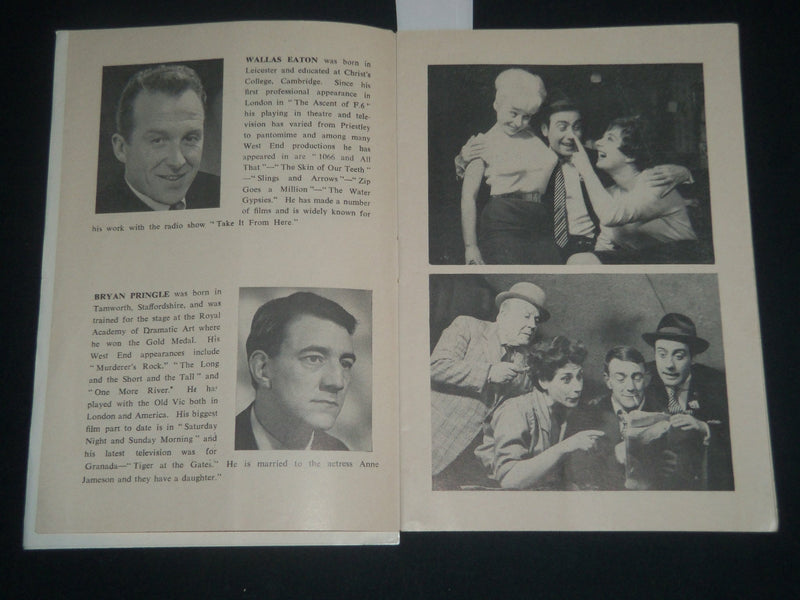 1960 FEBRUARY 11 FINGS AIN'T WOT THEY USED T'BE GARRICK PROGRAM - J 4285