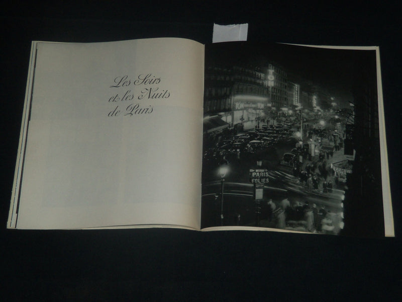 1954 PARIS PHOTO ALBUM - FRENCH - SOFTCOVER - NICE PRINTS - J 4235