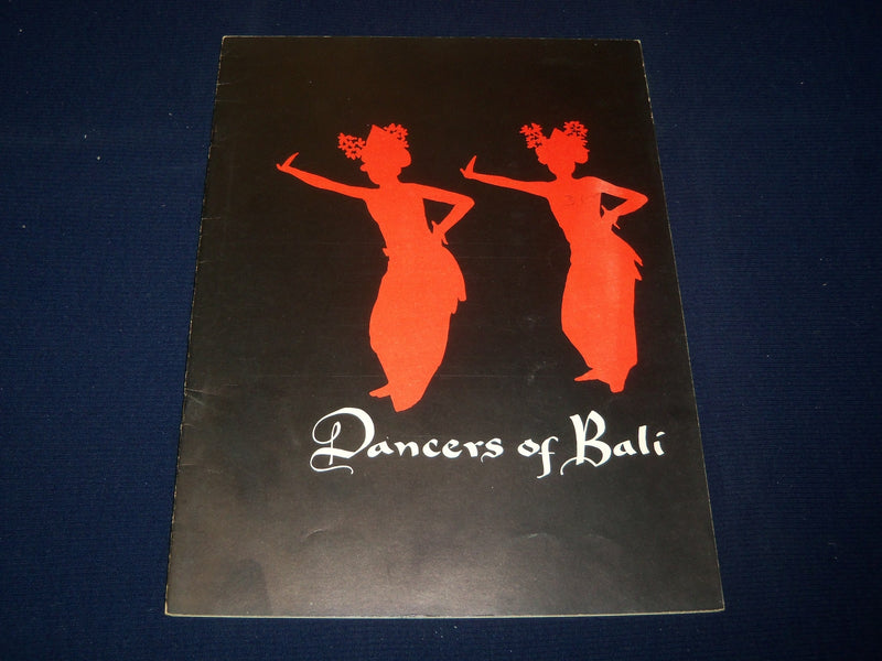 1950'S DANCERS OF BALI PROGRAM LOT OF 3 - GREAT PHOTOS - J 5049