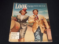 1940 MAY 7 LOOK MAGAZINE - MICKEY ROONEY & JUDY GARLAND FRONT COVER - E 20287