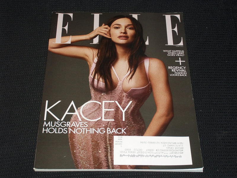2021 JUNE JULY ELLE MAGAZINE - KACEY MUSGRAVES FRONT COVER - E 2100