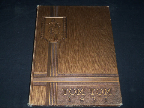 1937 TOM TOM OWEGO FREE ACADEMY YEARBOOK - OWEGO NEW YORK - YB 1453