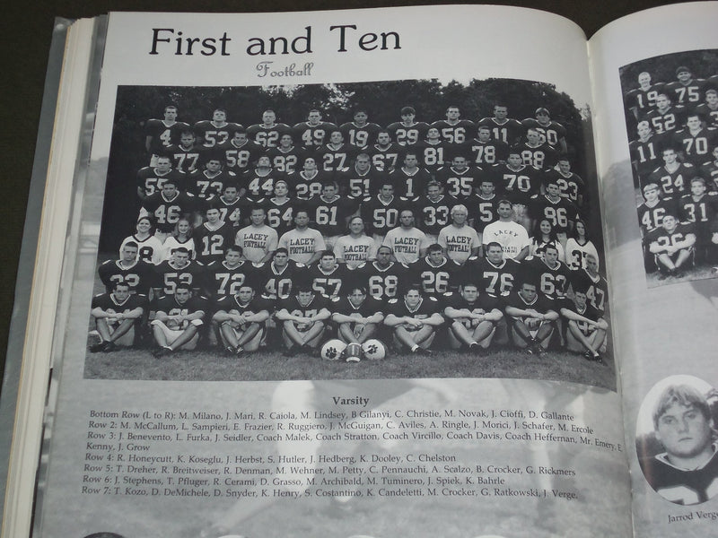 2001 NEW HORIZONS LACEY TOWNSHIP HIGH SCHOOL YEARBOOK - LANOKA NJ - YB 1094